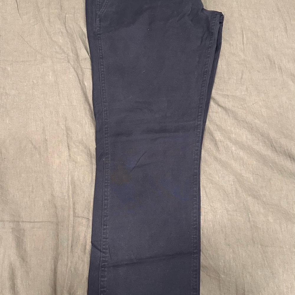 Bonobos Navy Stretch Organic Cotton Chinos 33x30 Tailored Fit